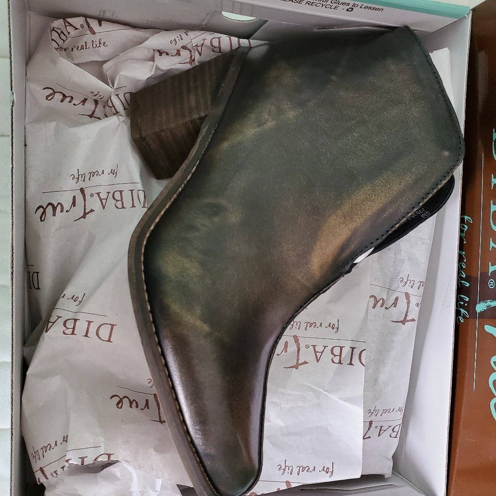 Diba true Look down blk/gold booties